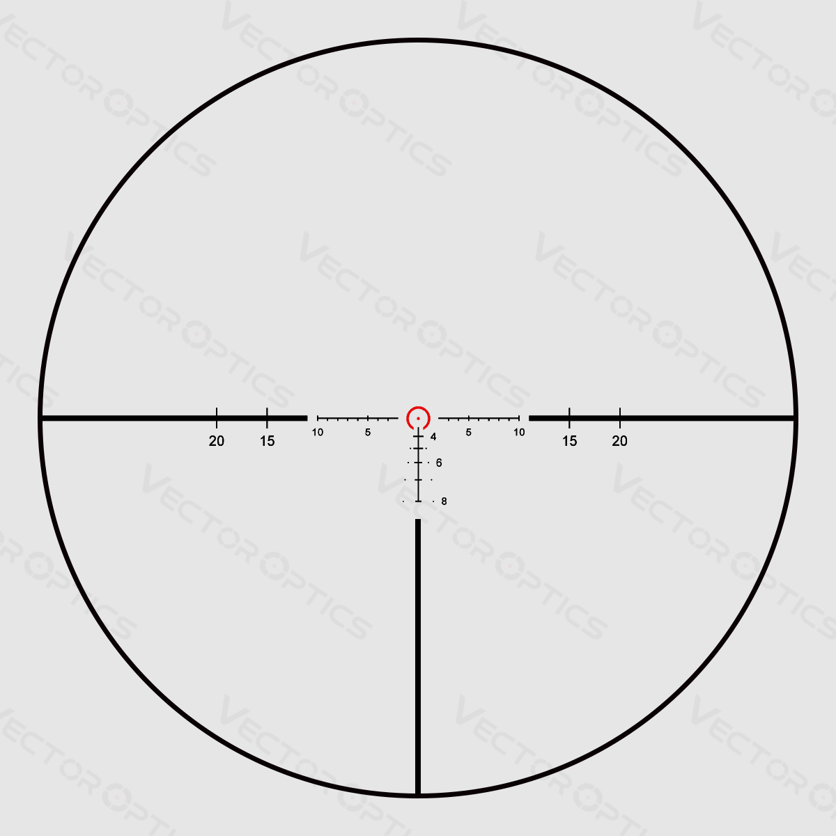 Vector Optics Zielfernrohr Continental X6 1-6×24 Sfp Ret Tactical Bdc, Bild 2 von 5