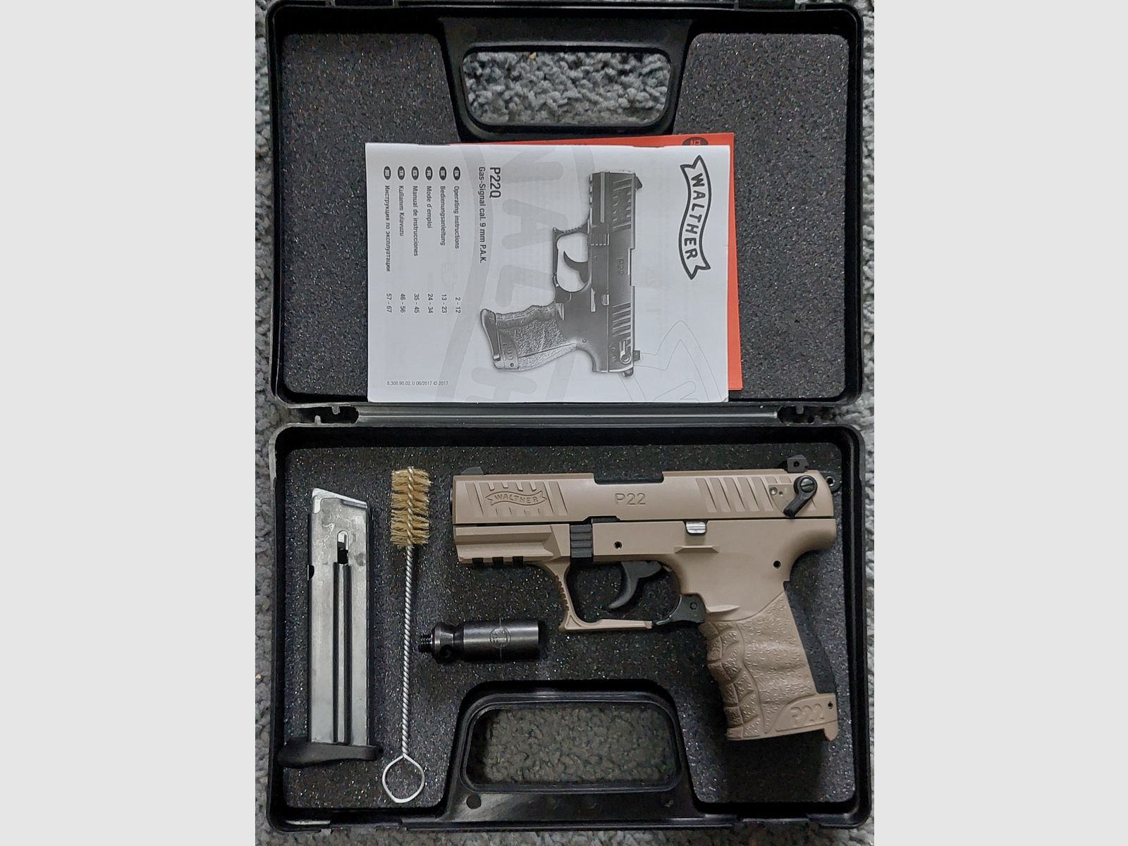 ⚠️ RZADKO! MODEL SPECJALNY Walther P22Q - FDE - Flat Dark Earth (PTB 778) P 22 Q P22