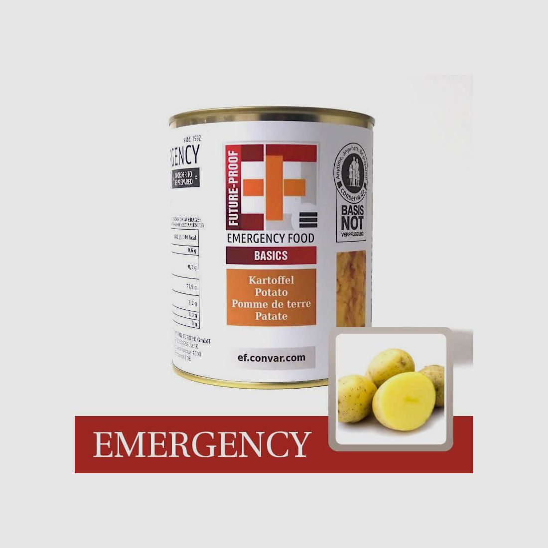 CONVAR EF BASIC Kartoffelwürfel (230 g)