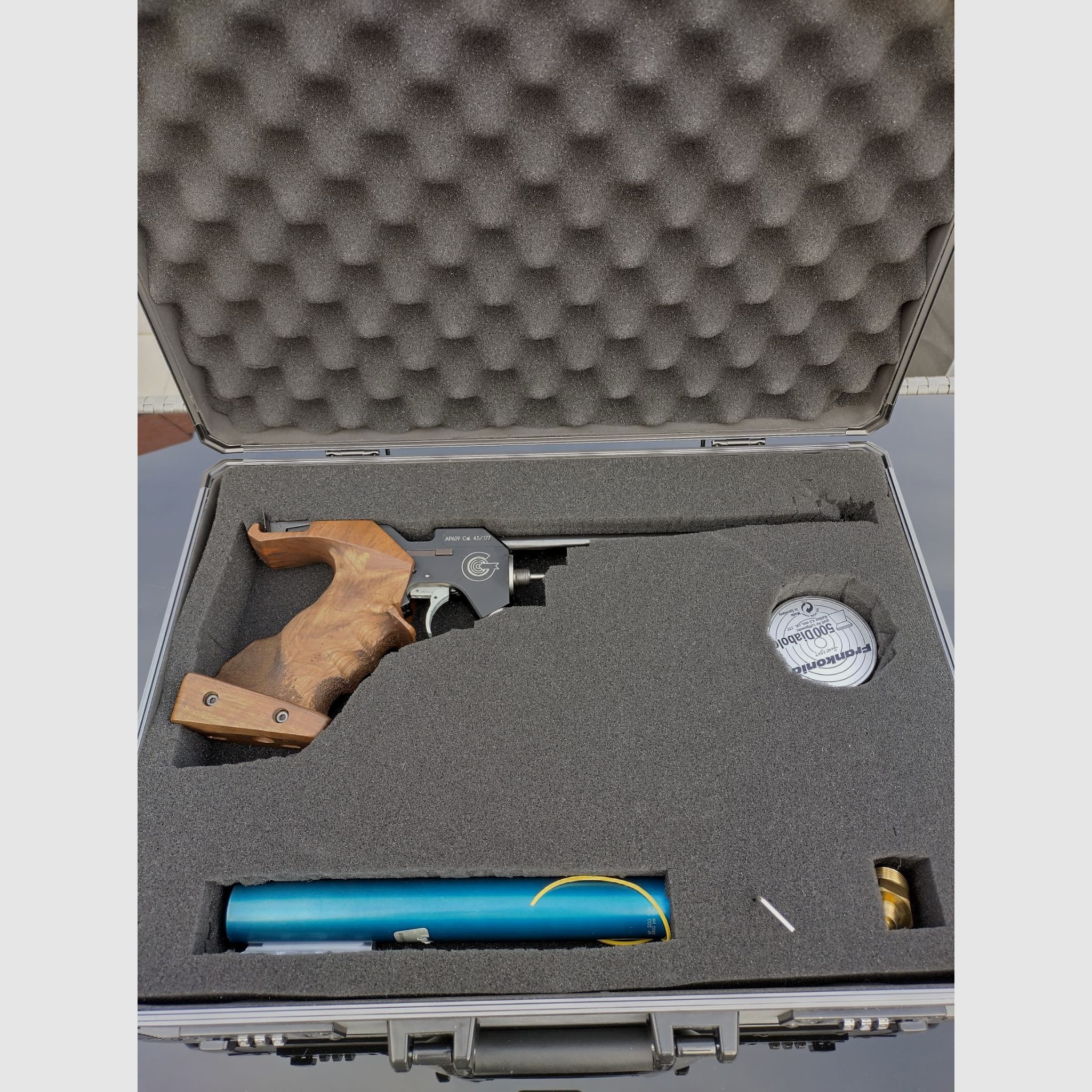 Gehmann AP 609 Match Luftpistole mit Koffer