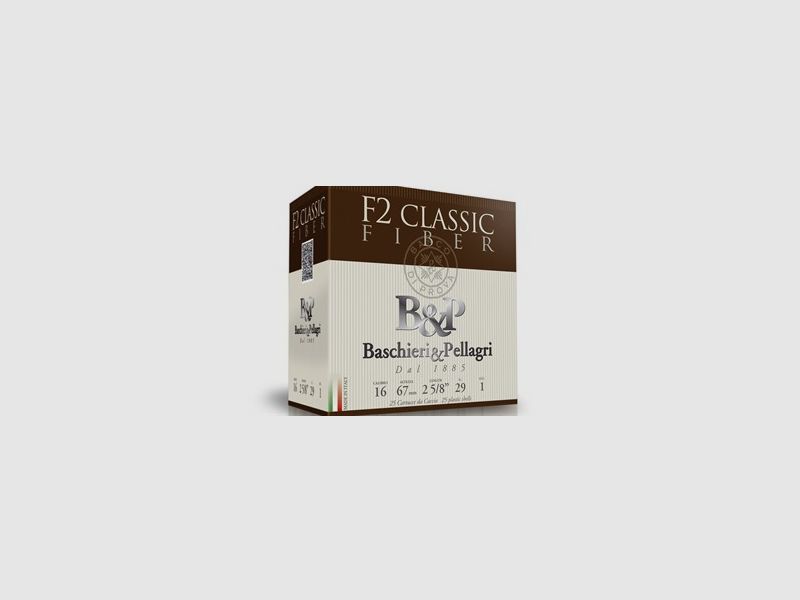 BASCHIERI & PELLAGRI – Cartouches à plomb – F2 CLASSIC FIBER N°10, image 1 sur 4