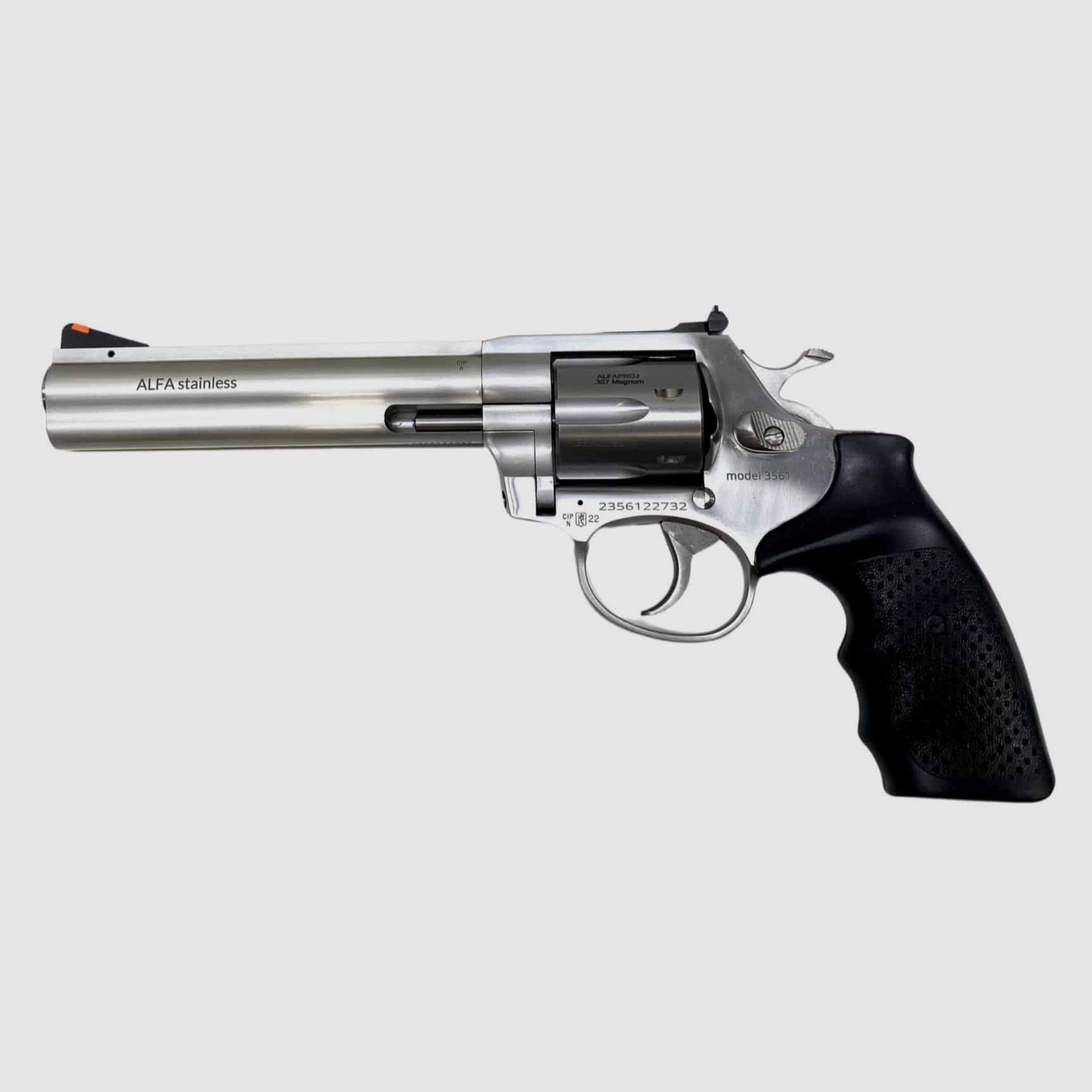 ALFA ProJ Steel stainless 3561 Revolver 6″ | .357 Mag.
