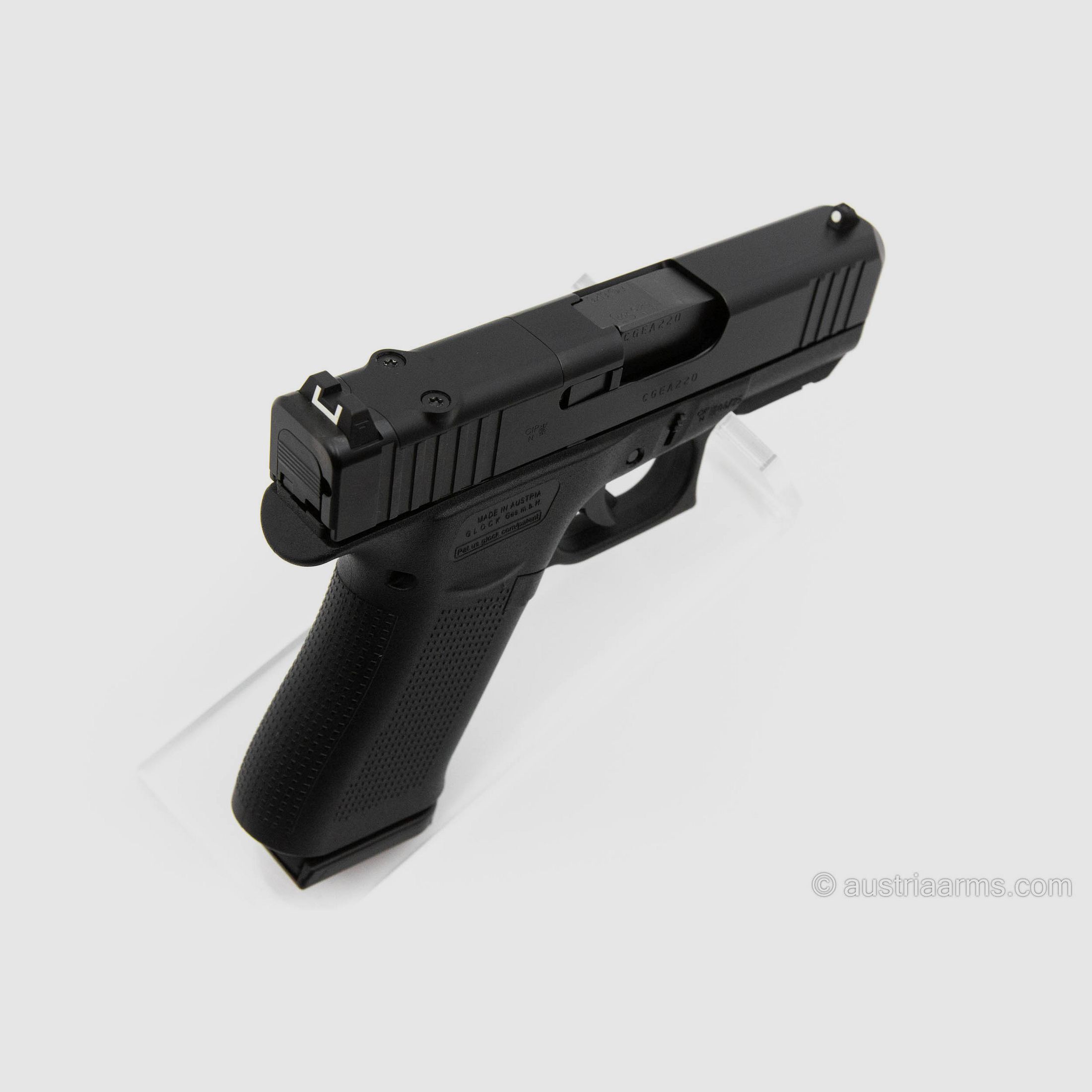 Glock 43X MOS, neuwertige Gebrauchtwaffe, 9×19 mm, Bild 5 von 5