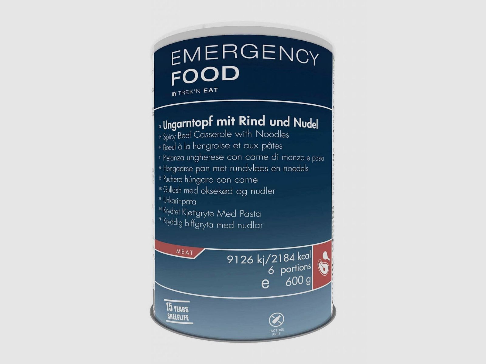 TREK'N EAT EMERGENCY FOOD Ungarntopf mit Rind und Nudeln - 600 g