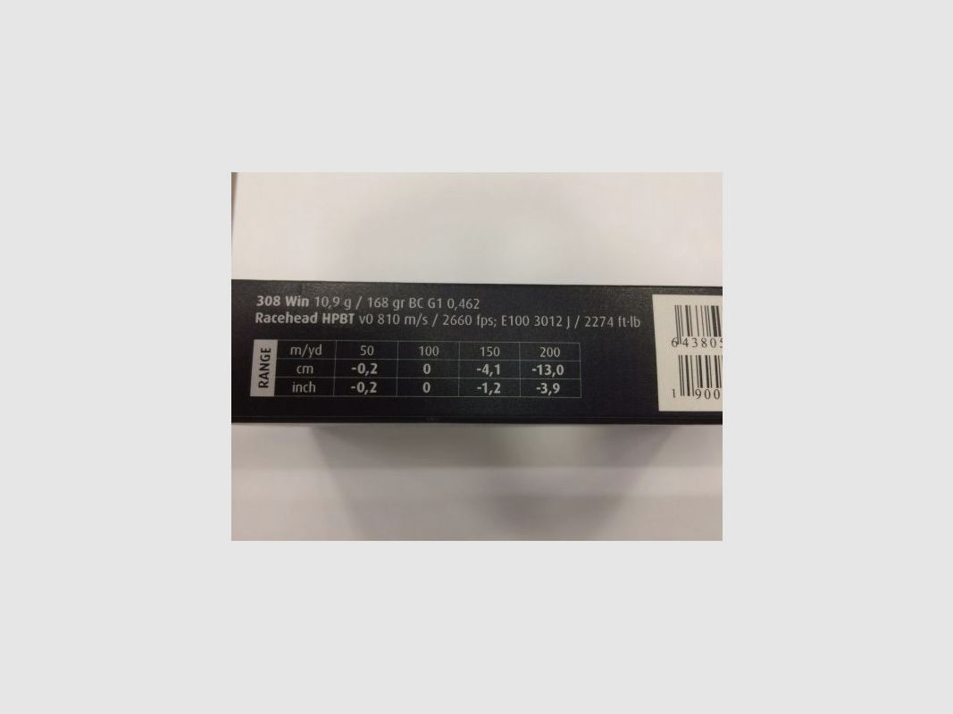 SAKO CARICHE C 308 WIN GR 168 HPBT, immagine 2 di 3