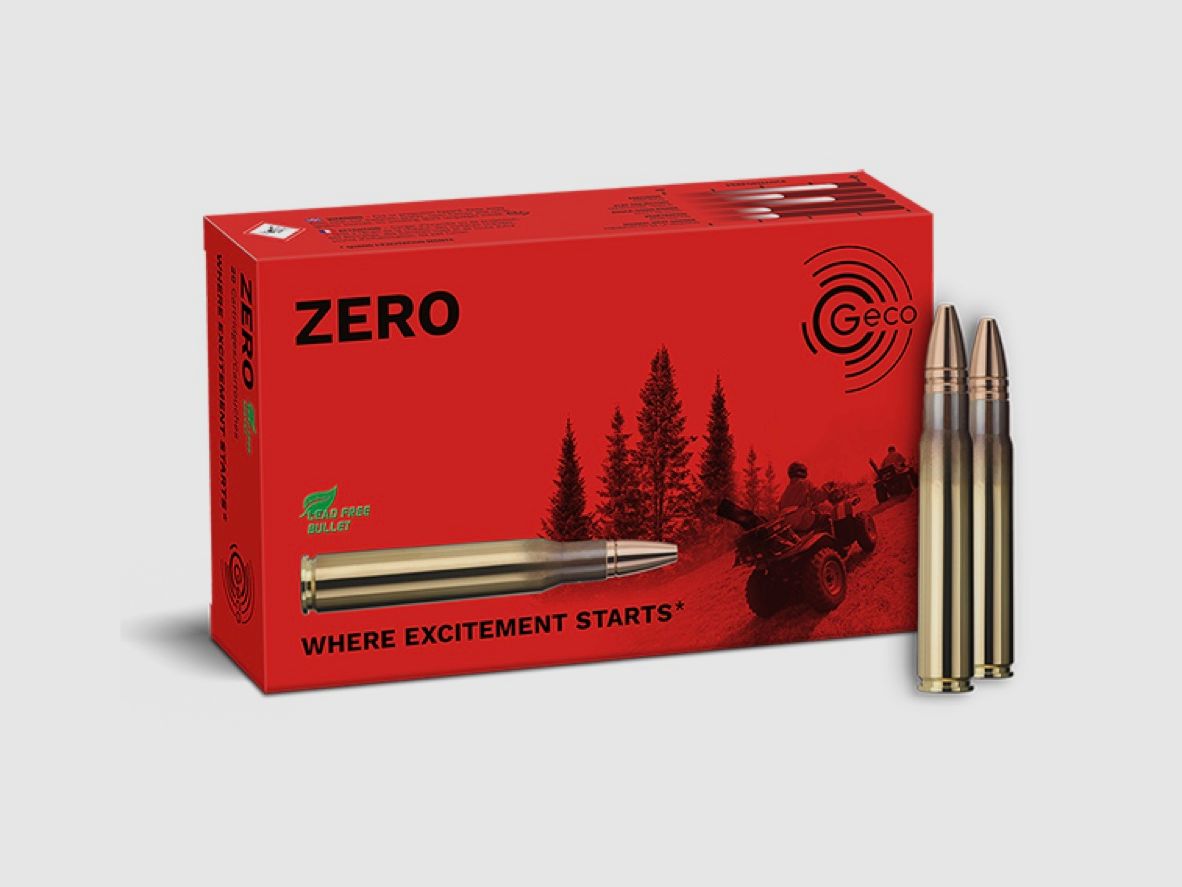 Geco 2318950 Zero 9.3x62 11.9g 184grs. Lead-free 20 pcs