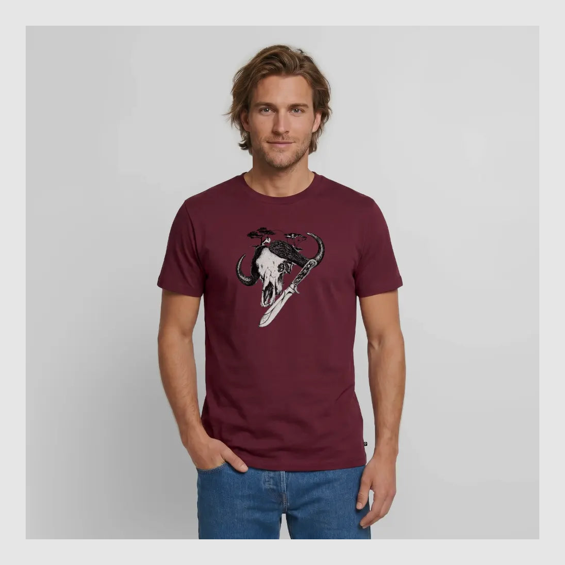 PUMA Men´s Premium T-Shirt „White Hunter – Big Game"