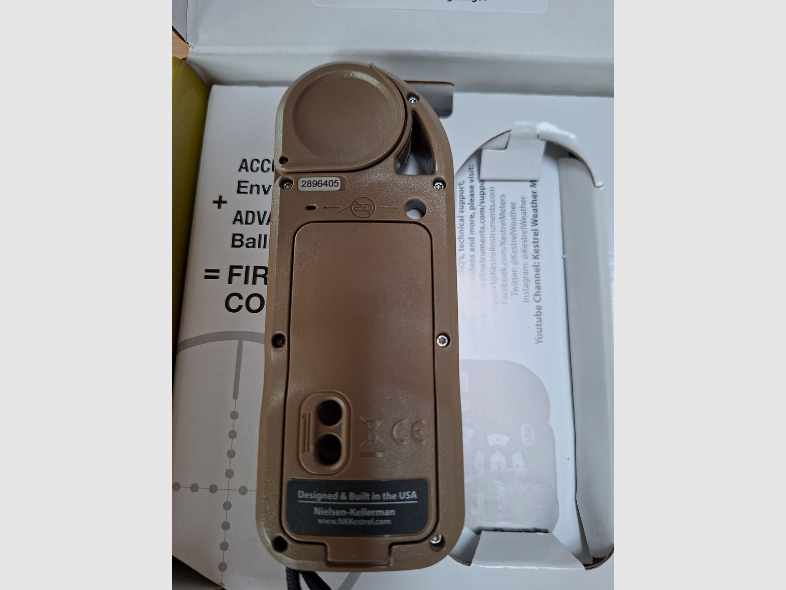 Kestrel 5700 Elite Ballistik Wettermesser