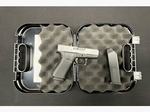 Glock 43X Silver 9mmLuger