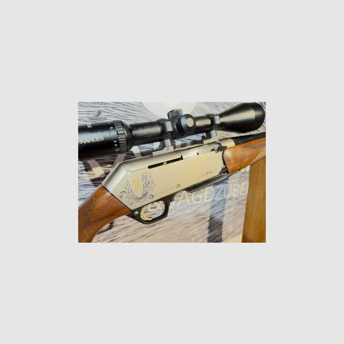 Browning BAR Longtrac; Kahles Helia 3-12x56 LP