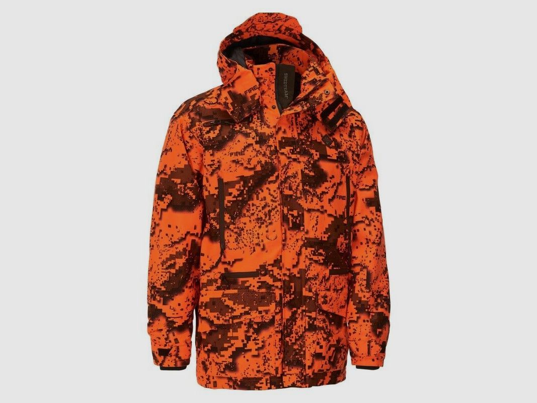 Swedteam Herren Jagdjacke Ridge Thermo Classic Desolve Fire