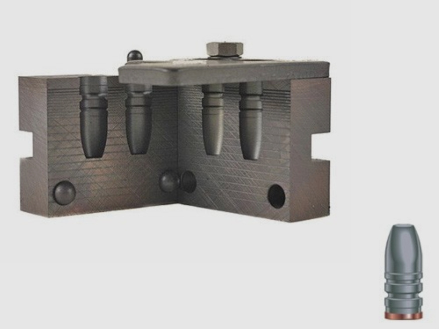 RCBS Doppelgiesskokille .358 / 9,1 mm 200 gr / 13,0 g 35-200-FN Flachkopfgeschosse Gas Check .358