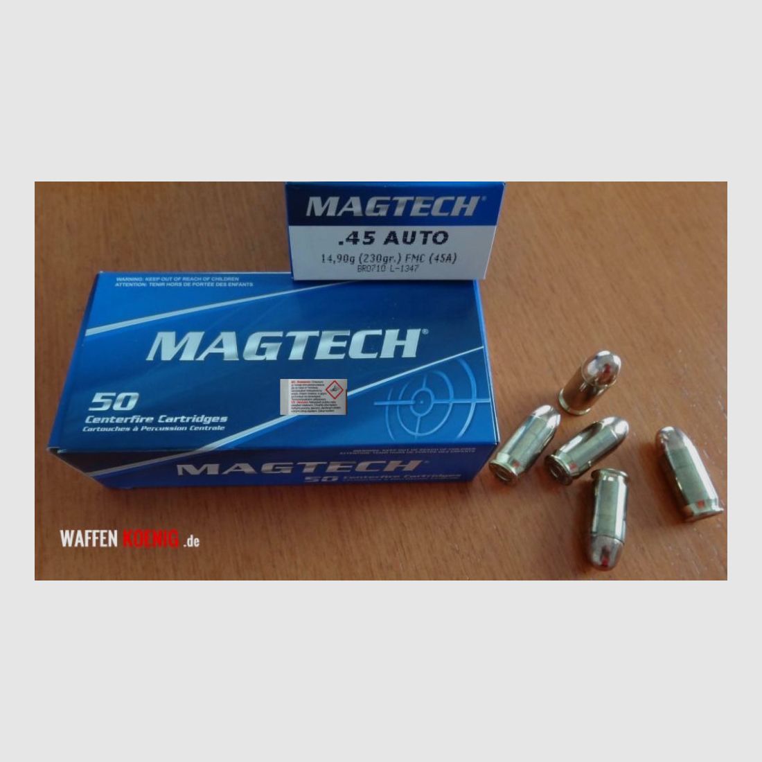 Magtech Magtech naboje 45 ACP 14,9g VM