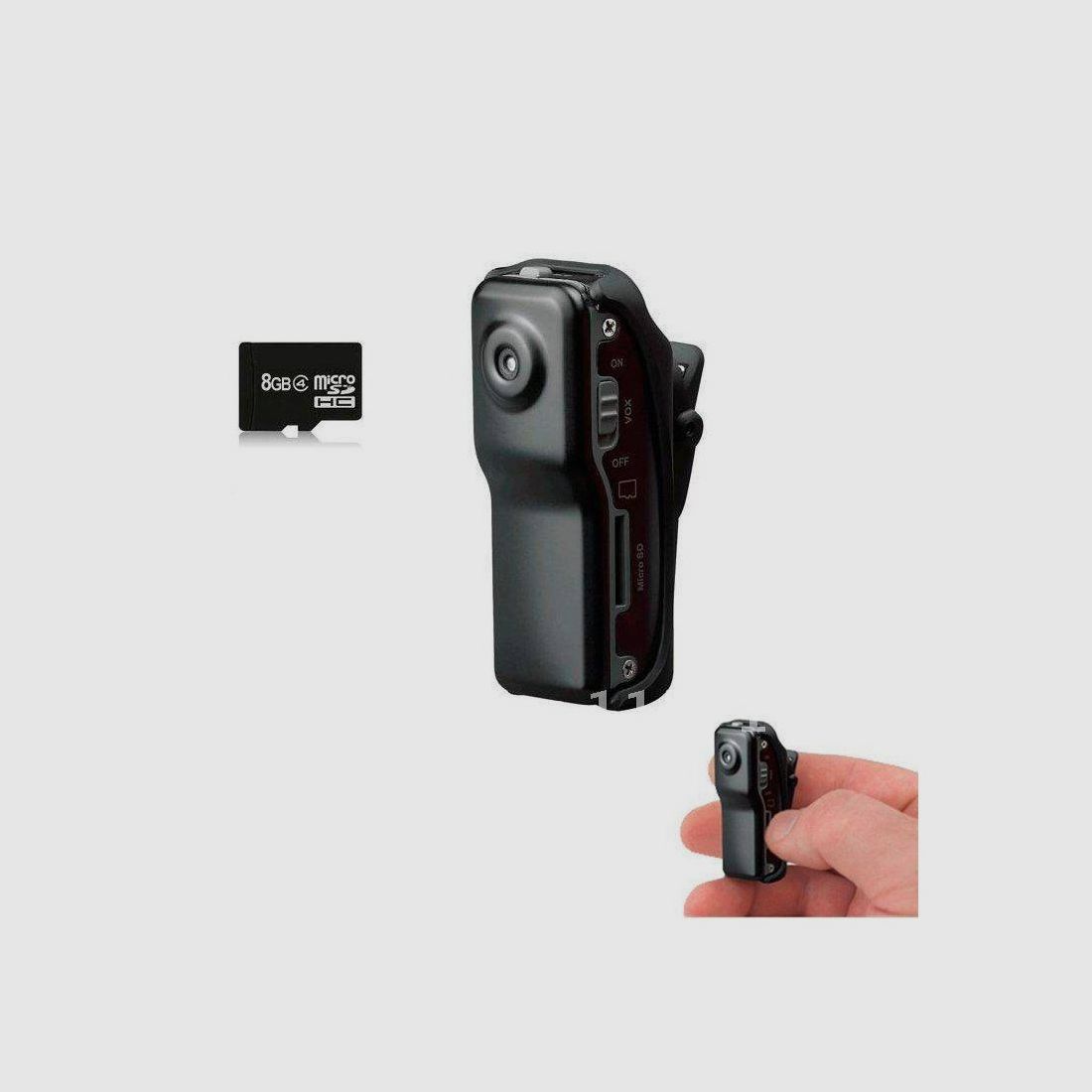 Microcamera Mini Dv voor handsfree opnames, afbeelding 6 van 7