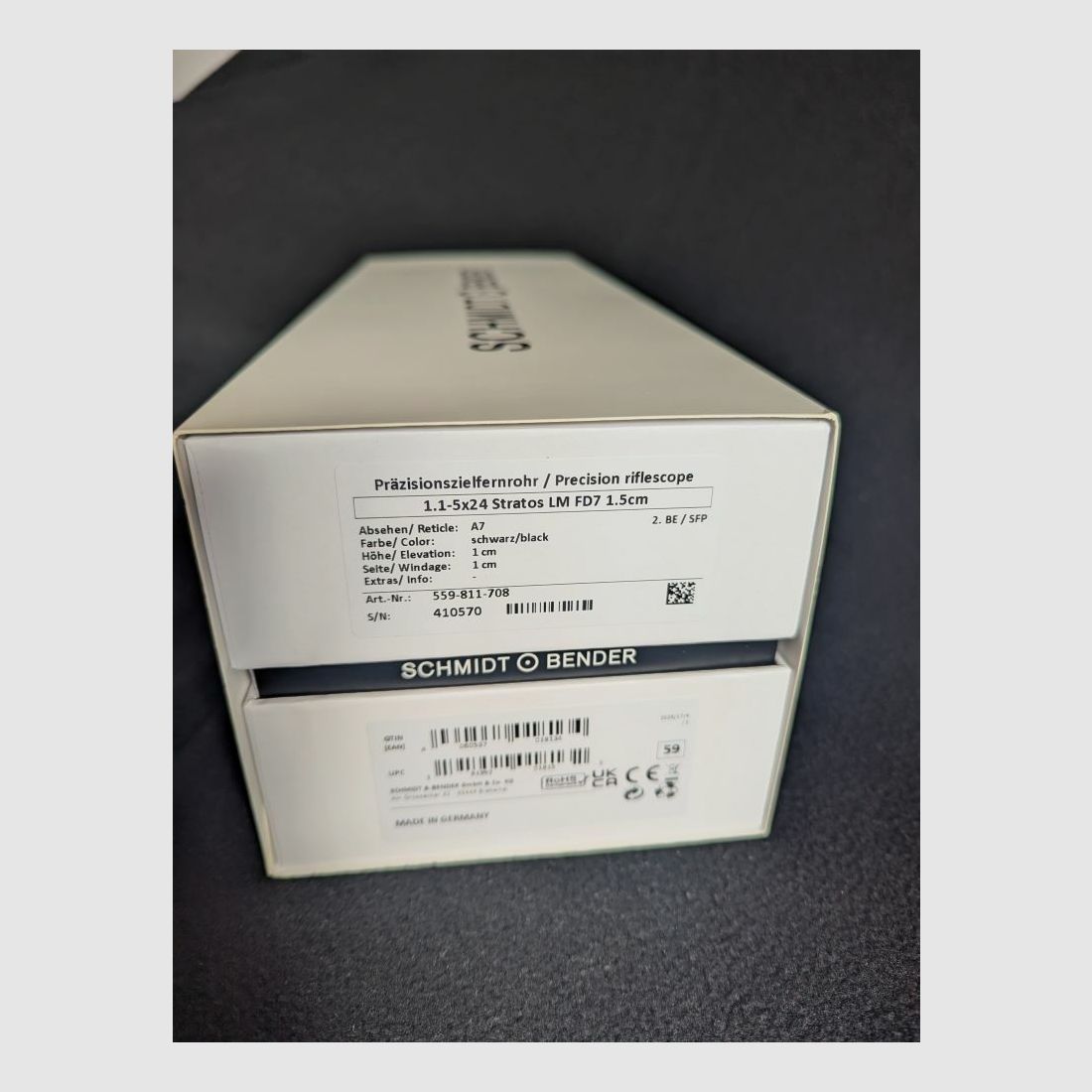 Schmidt & Bender 1,1-5x24 Stratos LM FD7