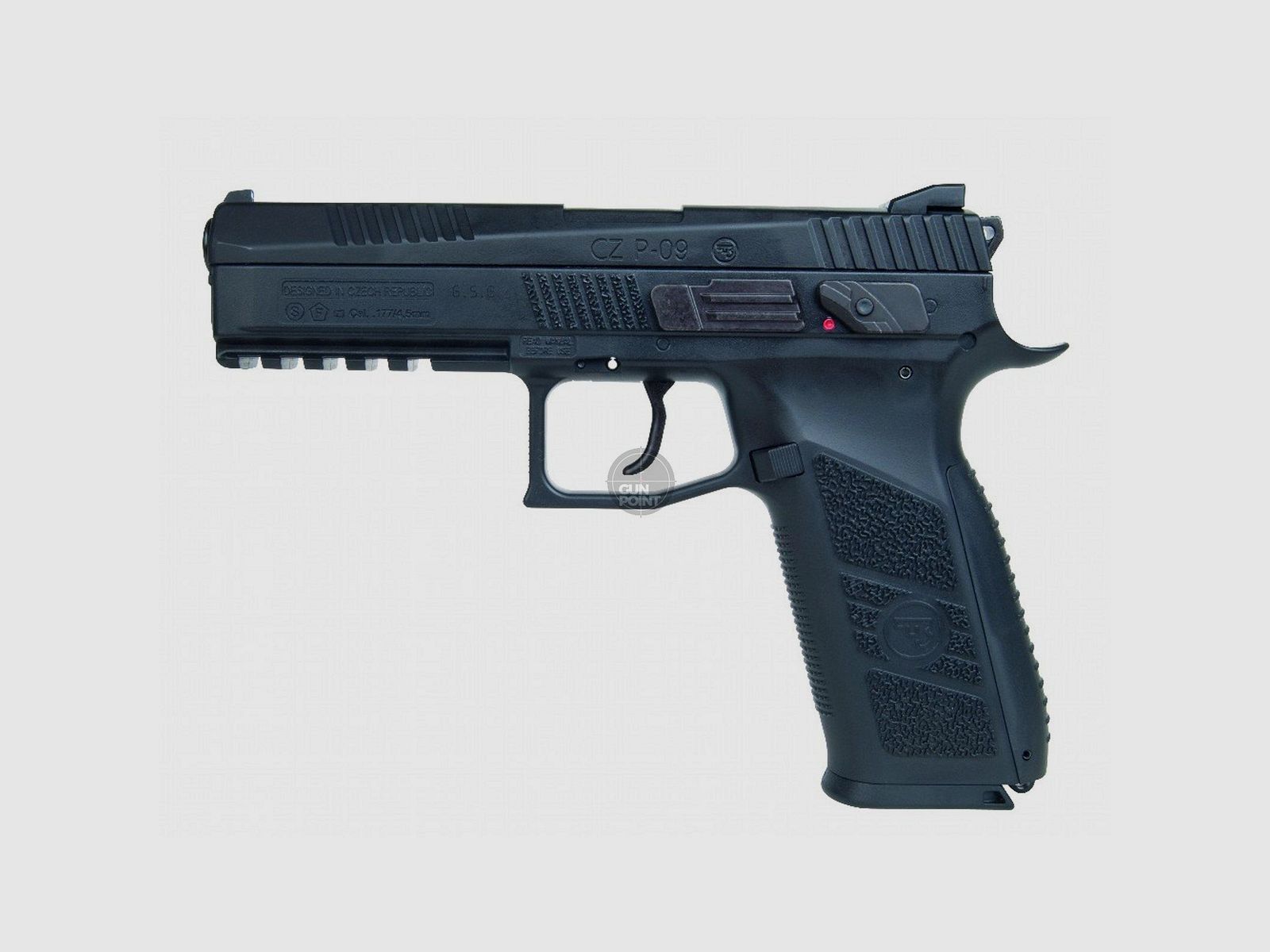Luftpistole - CZ 75 P-09 Duty Co2-System BlowBack - Kal. 4,5 mm