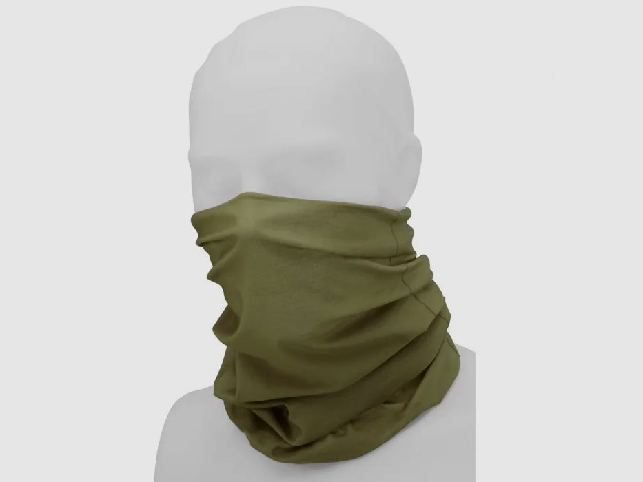 Écharpe multifonction (tube) pour la tête, le visage, le cou - Taille unique - Olive