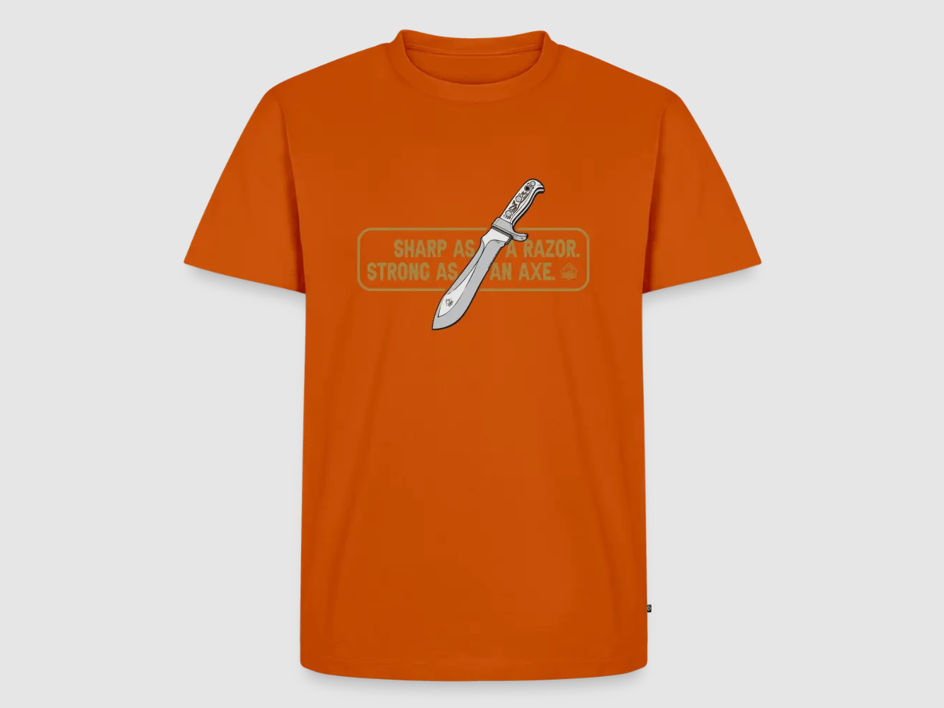 PUMA Męska Premium T-Shirt "White Hunter Sharp & Strong"