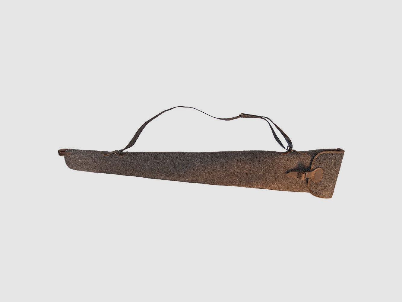 Fritzmann Flintenfutteral aus Wollfilz mit Leder 120 cm