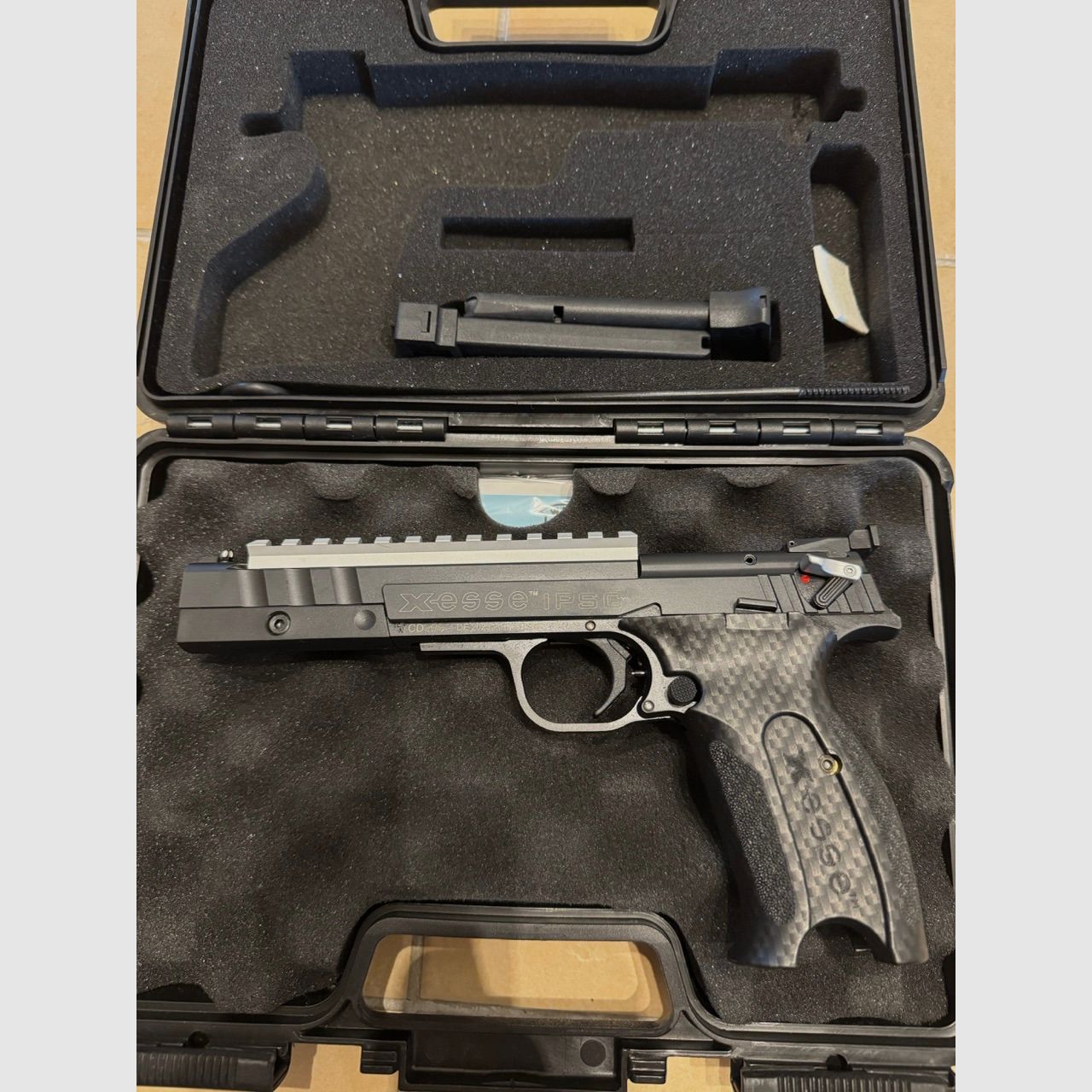 Hämmerli X-ESSE IPSC – .22 l.r. – Top-Zustand – < 500 Schuss – inkl. montierter Picatinny-Schiene