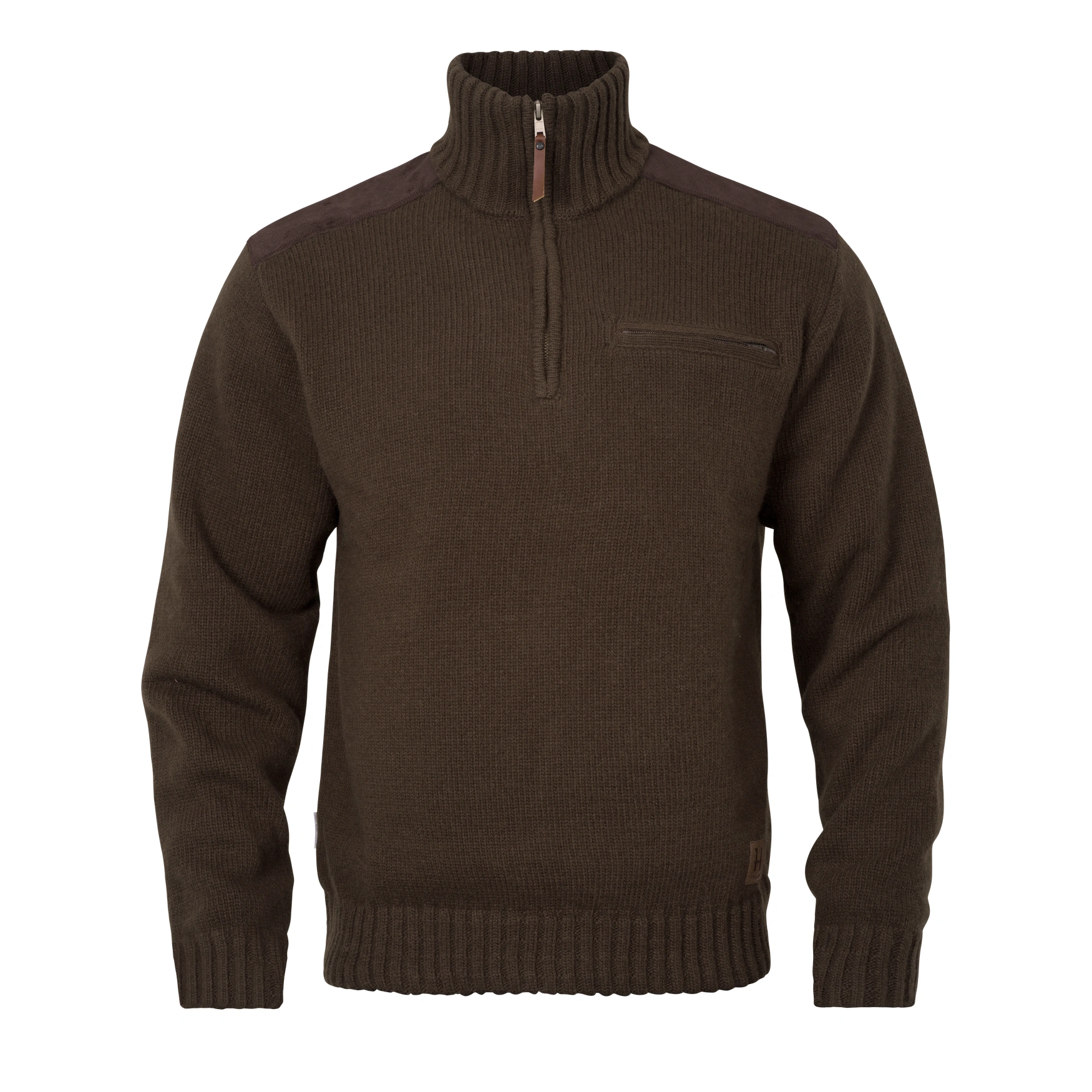 Jersey de caza HARKILA Annaboda WSP knit half zip - Demitasse brown (108891016), imagen 7 de 7