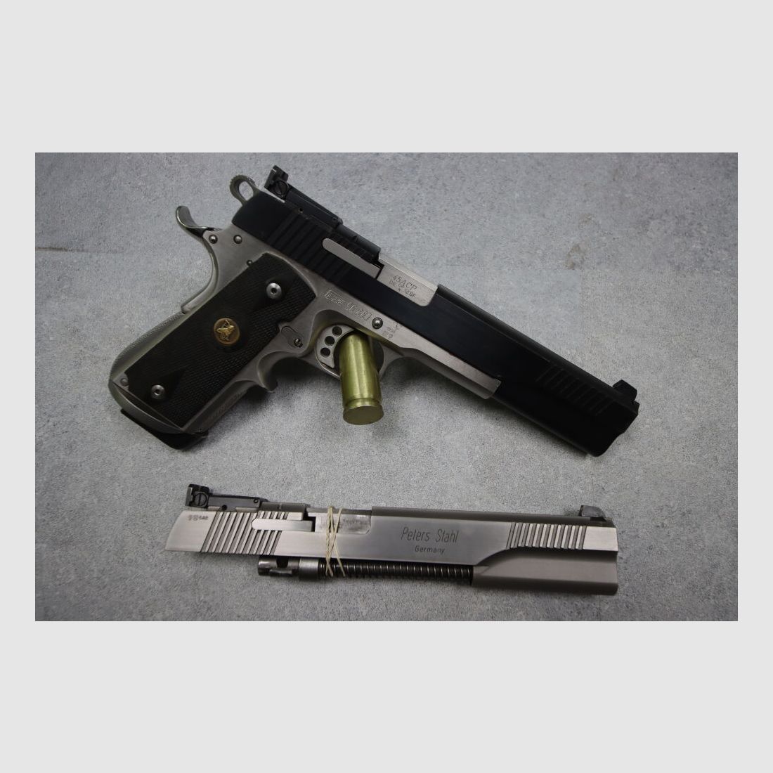 Peters Stahl Multikaliber 1911er mit Wechselsystem
