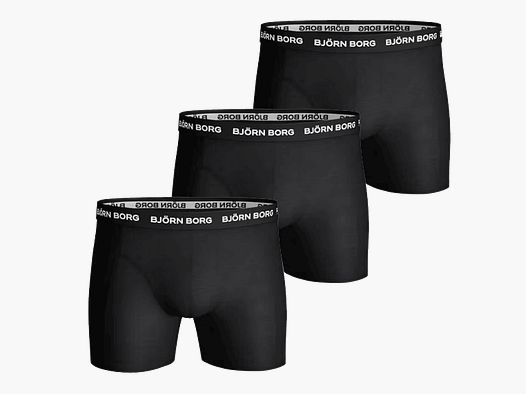 Björn Borg Boxers 3-Pack Negro - S