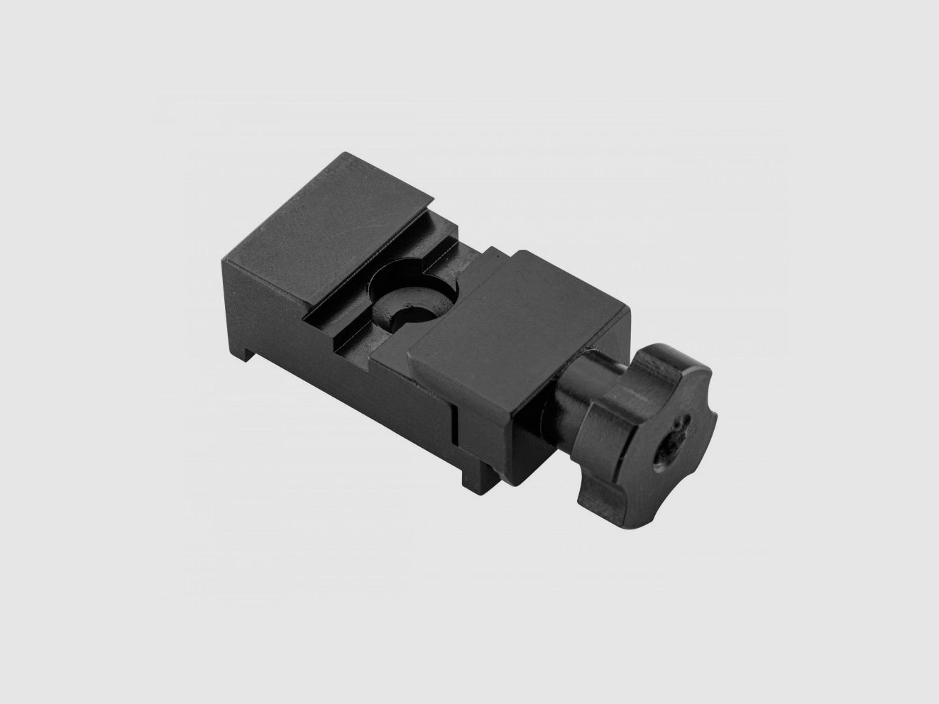 Aluminium monobloc voet met 11mm rail voor compensator., afbeelding 3 van 5