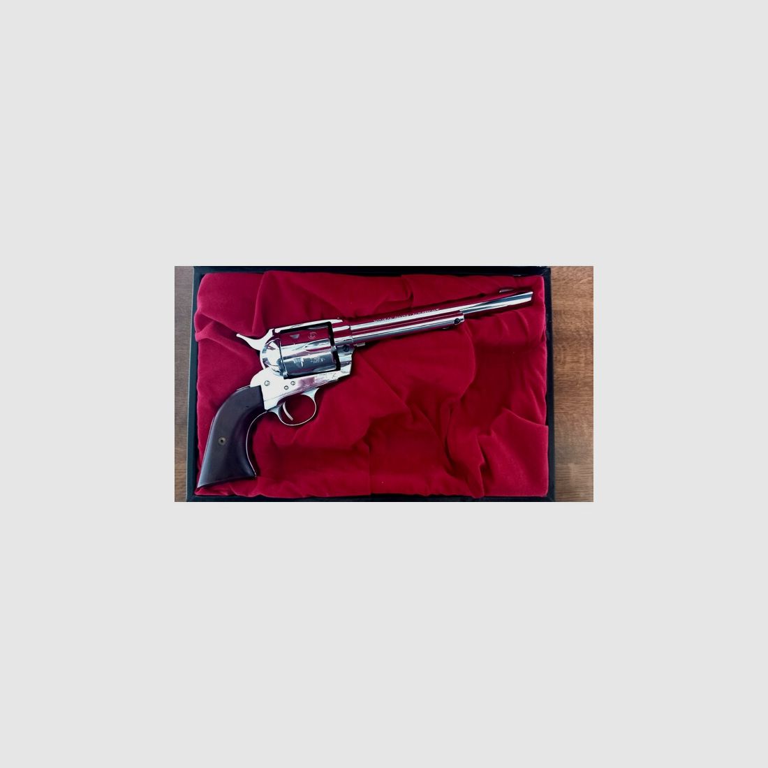 Texas Scout Revolver " Peacemaker" Mod.121 Cal. 9mm Knall verchromt