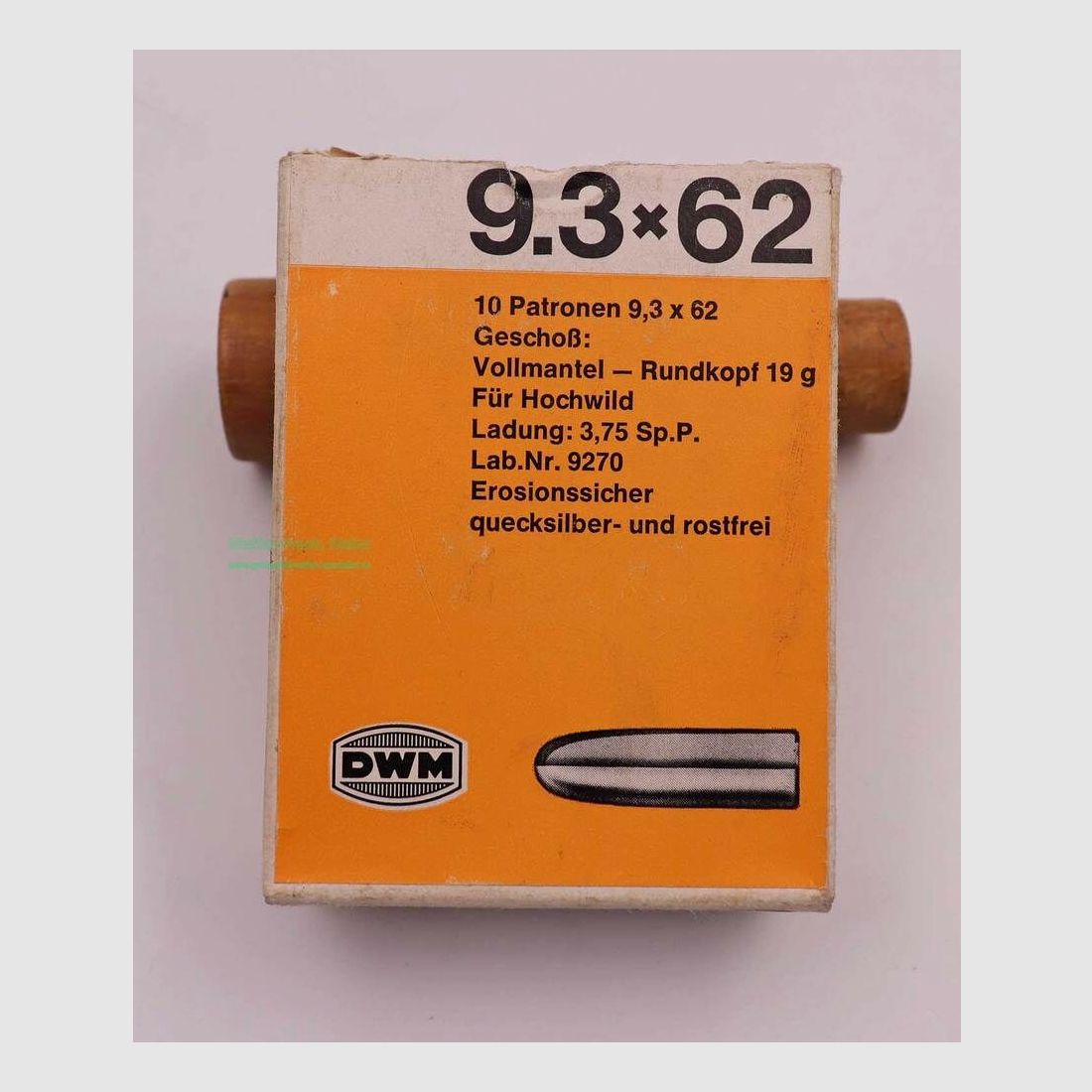 DWM, Berlin cartouches de fusil 9,3x62