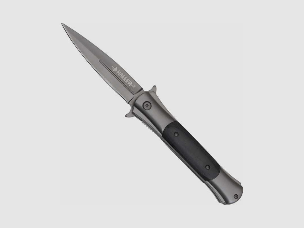Haller Stiletto Taschenmesser Pakkaholz klein