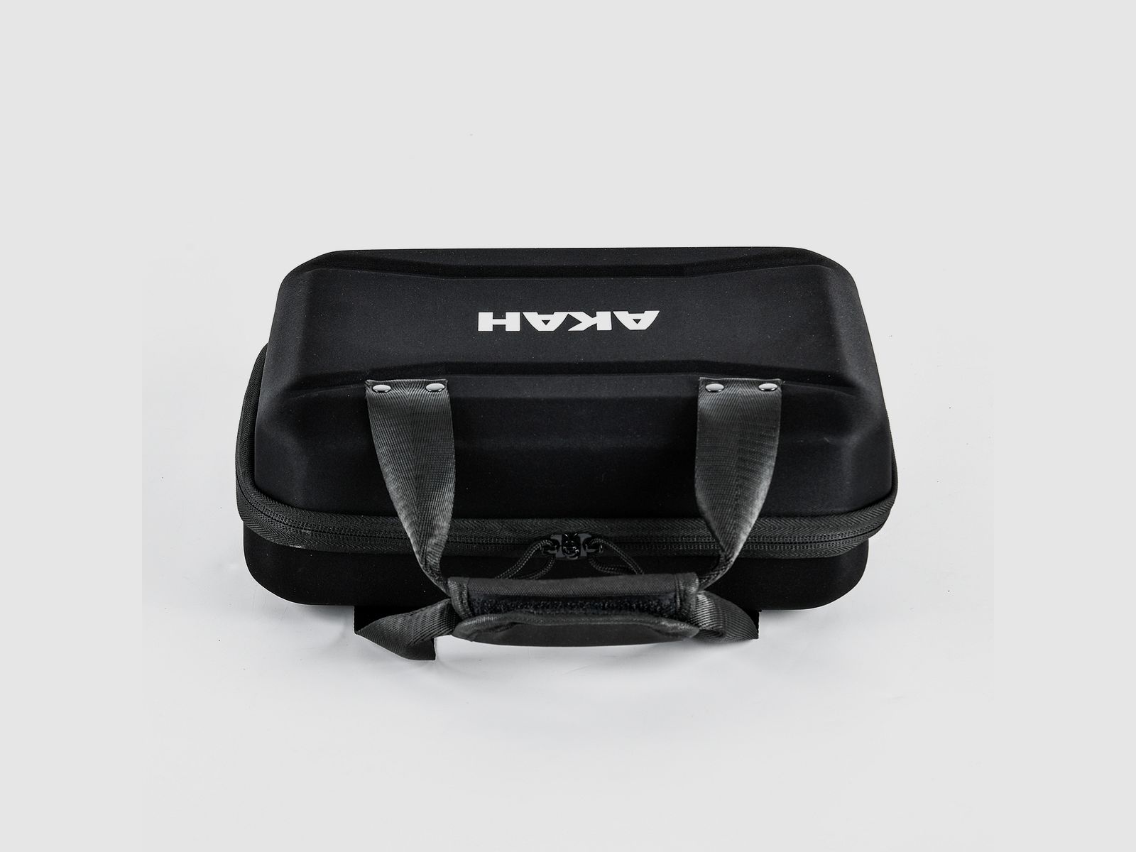 AKAH Hardcase Kurzwaffenkoffer – Nylon/Noppenschaum, abschließbar – 30,5×22,5×10,5 cm – Schwarz