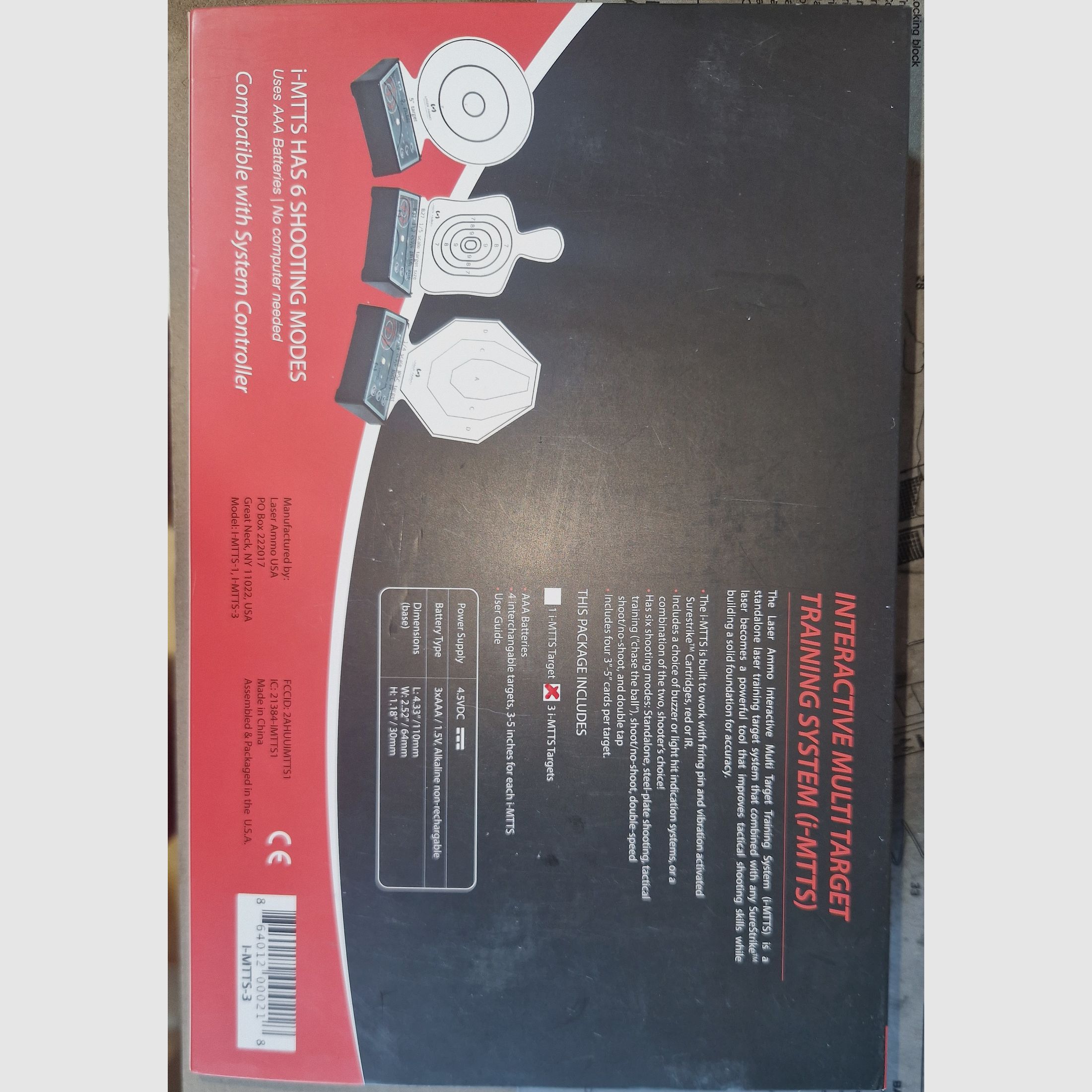 Zestaw treningowy Laser Ammo AR15 (WLB15-Wespe+ 3x cele i-MTTS)