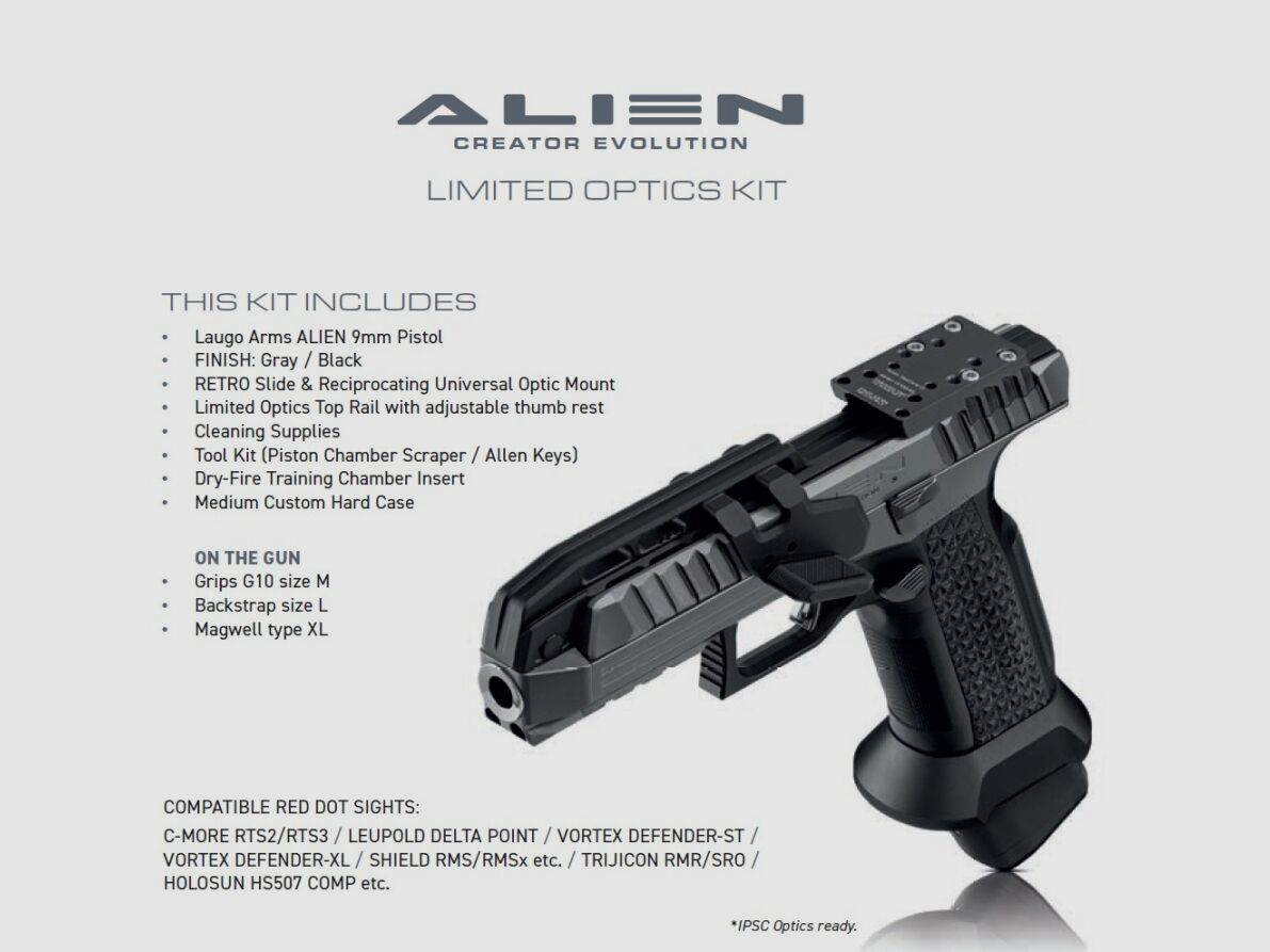 Laugo Arms Mod. ALIEN Creator Ltd. Optics