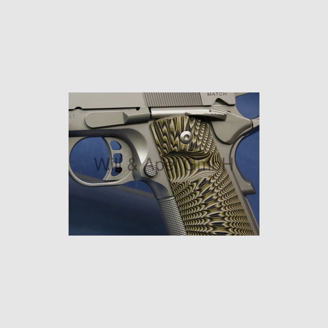 TISAS ARMES ZIG M1 MATCH EN ACIER INOXYDABLE