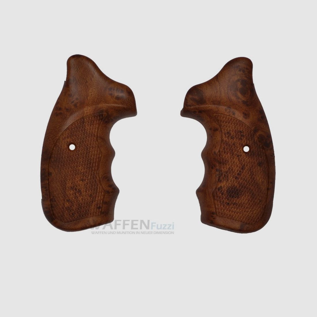 Grip panels wood look for Zoraki R1 / R2 blank-firing revolver