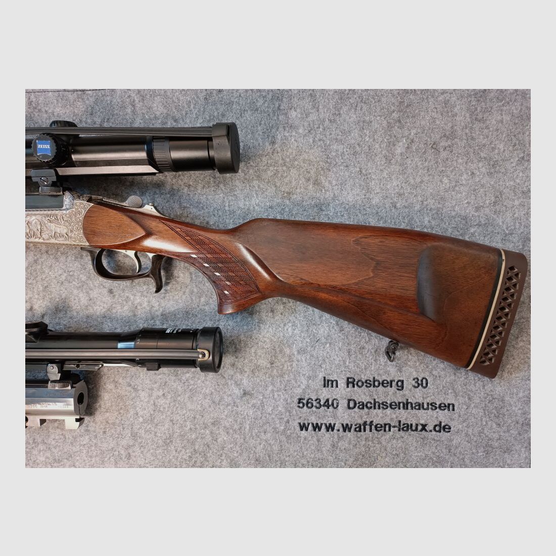 H. Blaser Isny K77 Luxus mit Wechsellauf 30-06 und Zeiss Diavari 3-12x56 T*