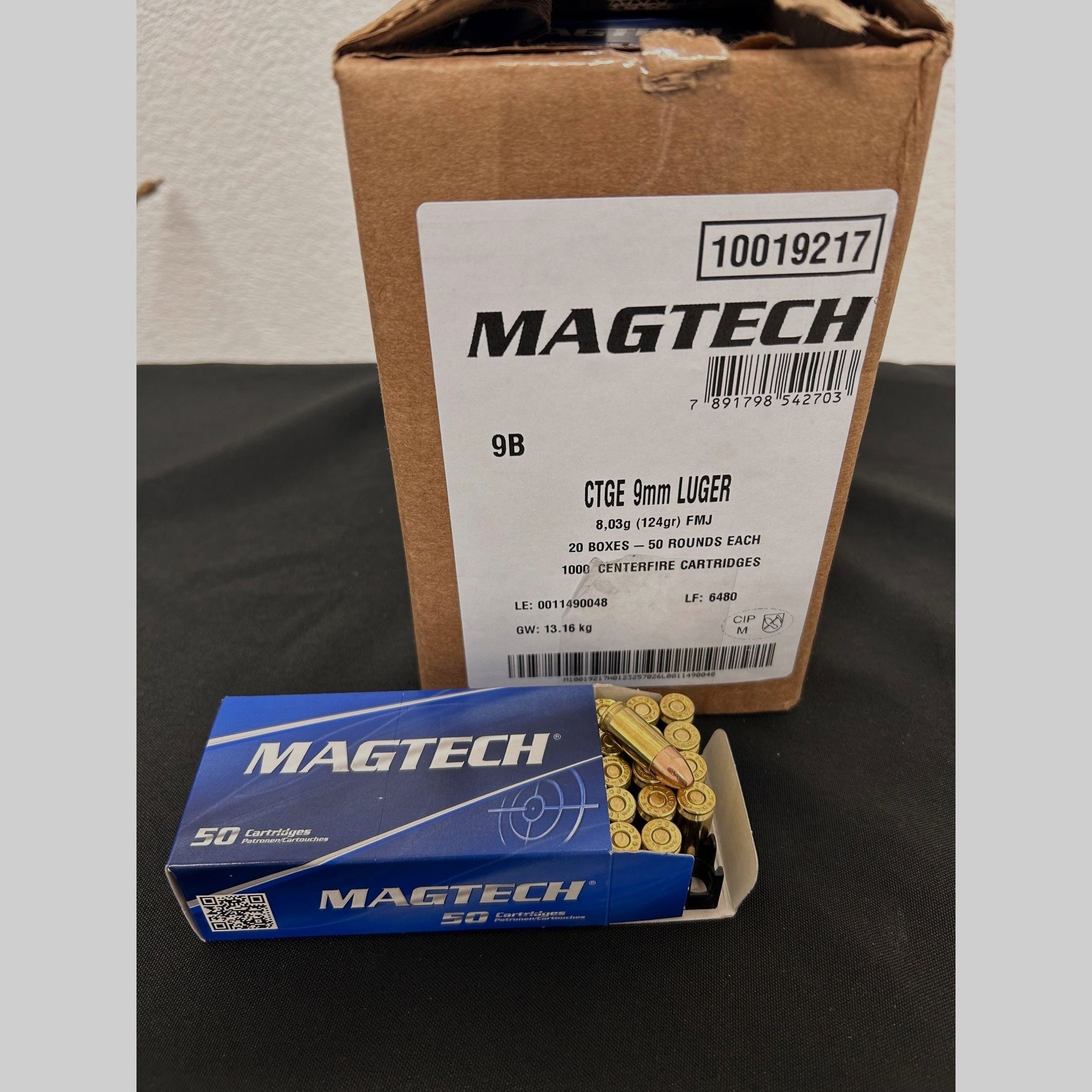 Magtech 9 mm Luger (8,03 g/124 gr)