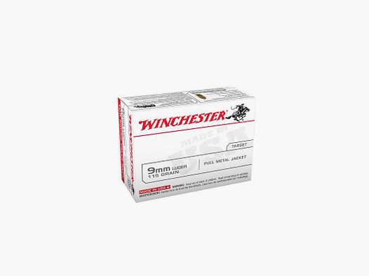 9mm LUGER WINCHESTER FMJ 115gr/7,5g