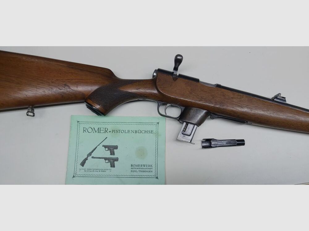 Römerwerk AG Suhl / Thuringia Römer pistol rifle Patent Gerstenberger-Moritz