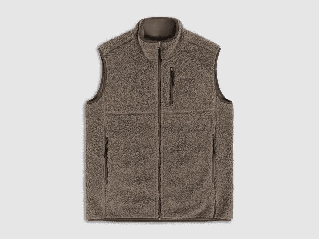 Bergans Lunnan Pile Fleece Gilet Uomo Rock Taupe XXL
