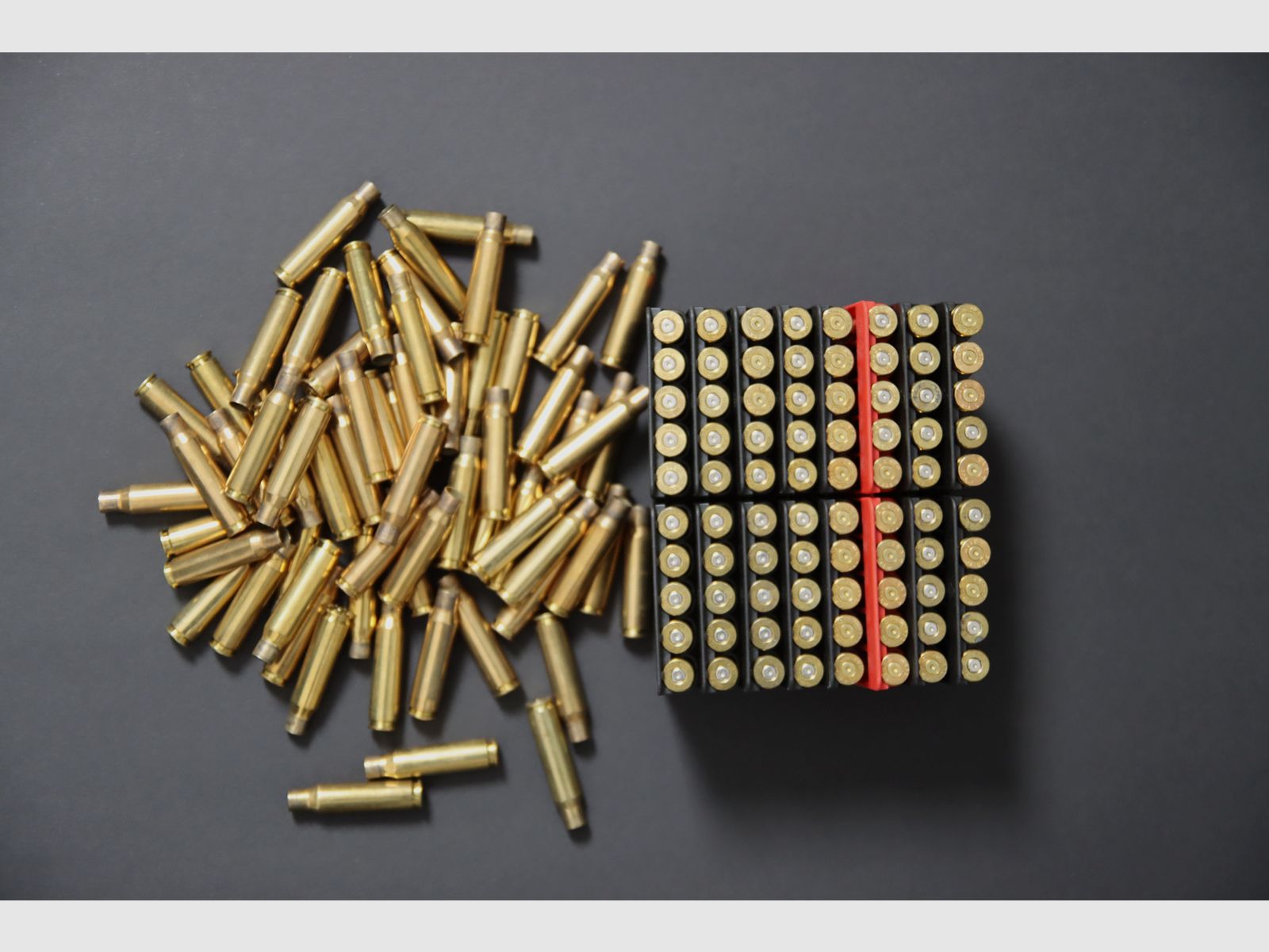 Huls .308 Win, 149 stuks, gebruikt - RWS, Geco, S&B