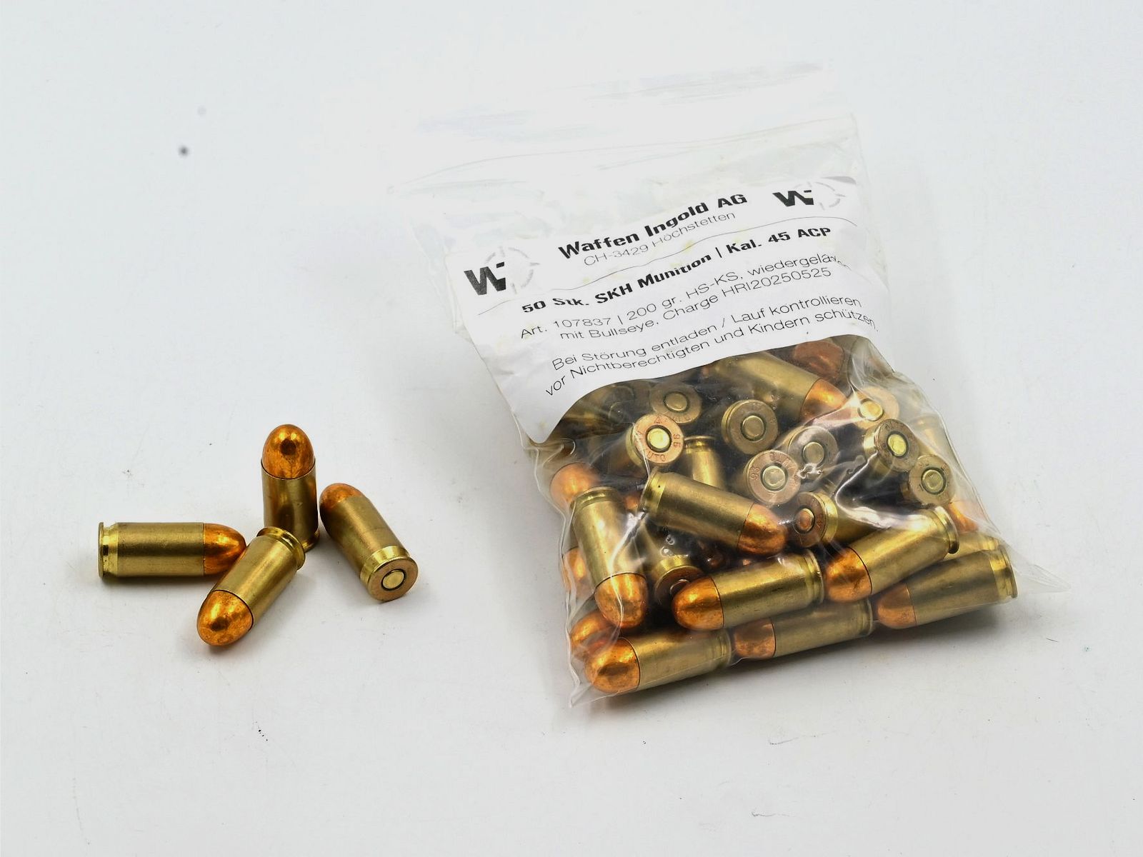 SKH, 45 ACP, HS-RN, 200 gr,, 50 Stk.