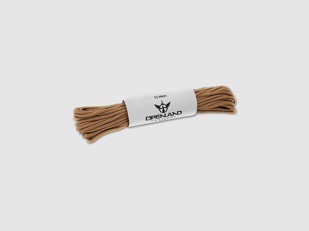 OPENLAND TACTICAL NERG – PARACORD 550 15 METERN 4MM NYLON, Bild 3 von 3