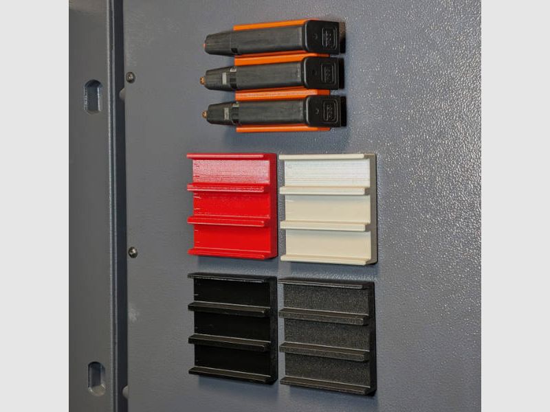 Magnetischer Magazinhalter für 23mm Breite Magazine für Waffenschrank - UltraCompact - Zubehör für den Waffenschrank
