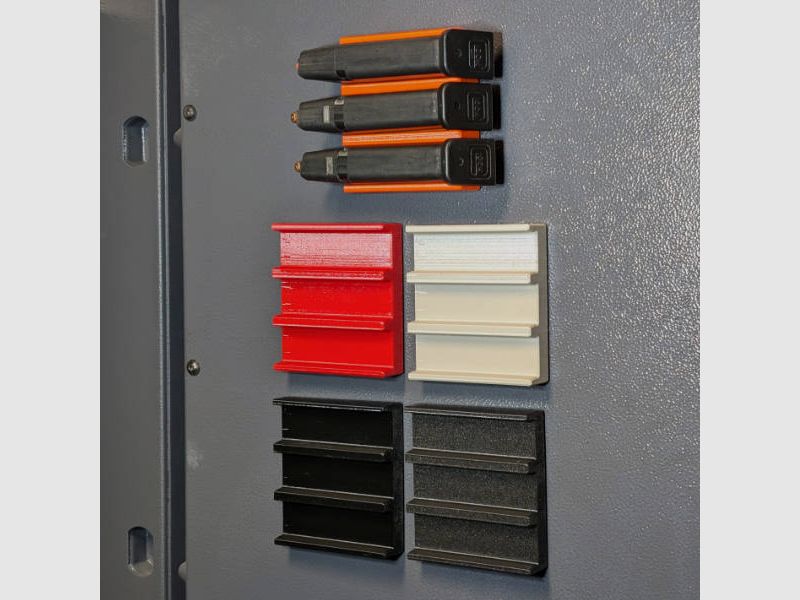 Magnetischer Magazinhalter für 23mm Breite Magazine für Waffenschrank - UltraCompact - Zubehör für den Waffenschrank