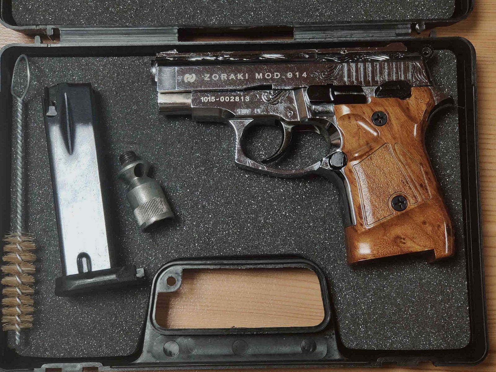 ZORAKI Mod.914 Cal.9mm Chrom graviert