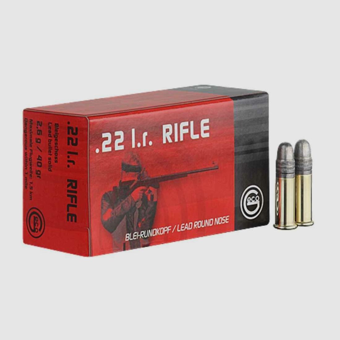 Geco Rifle Blei Rundkopf 40grs - 50Stk