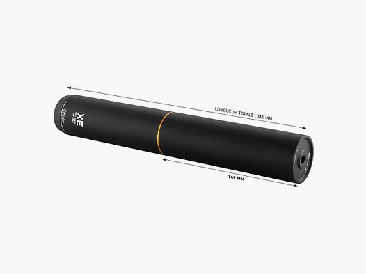 Schalldämpfer Stalon XE149 - Kompatible Kaliber .223 bis .375 - Optimale Geräuschreduzierung - Leistung und Haltbarkeit