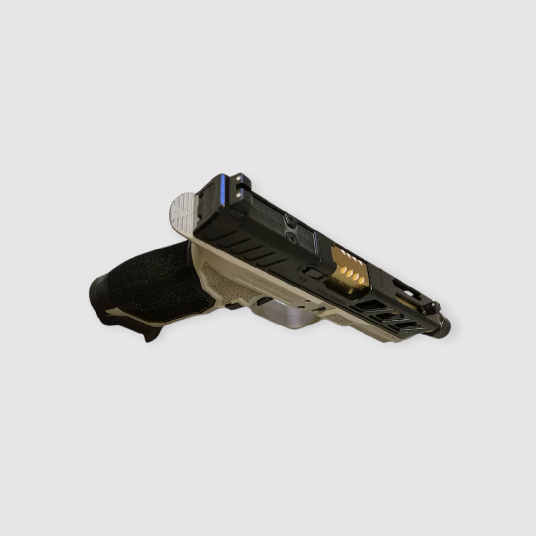 AKSA Arms – Pistole / HM9-Extreme nickel / 15 Schuss / 9×19, Bild 3 von 4